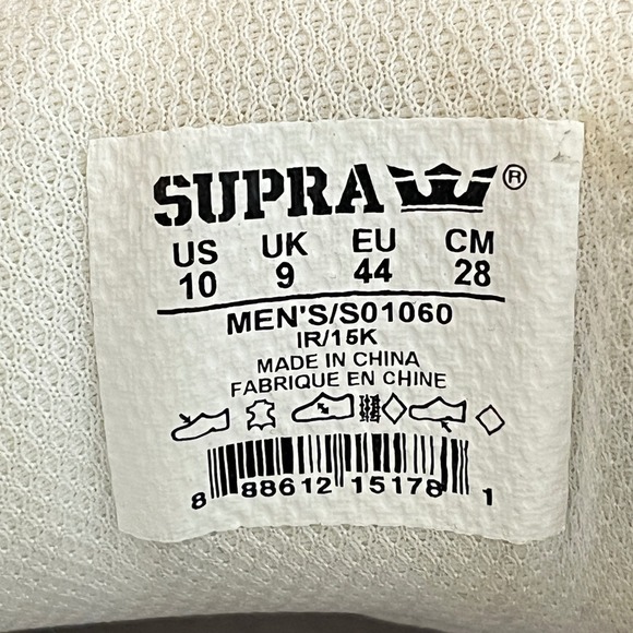 Supra Skytop II Chad Muska 002 Mens 10 White Leather High Top Sneakers S01060 - Picture 2 of 16